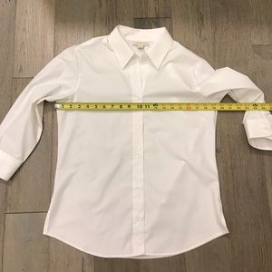 White button-down shirt